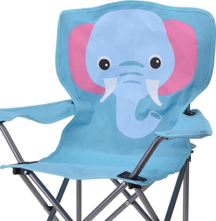 Produktbild Inda-Exclusiv Kinder Anglersessel mit Getränkehalter Stuhl Tasche Motiv Panda