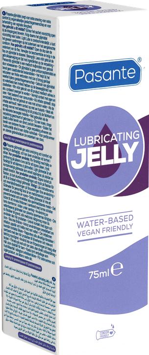 Actual product image Pasante Lubricating Jelly" 75ml vegan water-based lubricant - recommended for vaginal dryness. (75 ml)