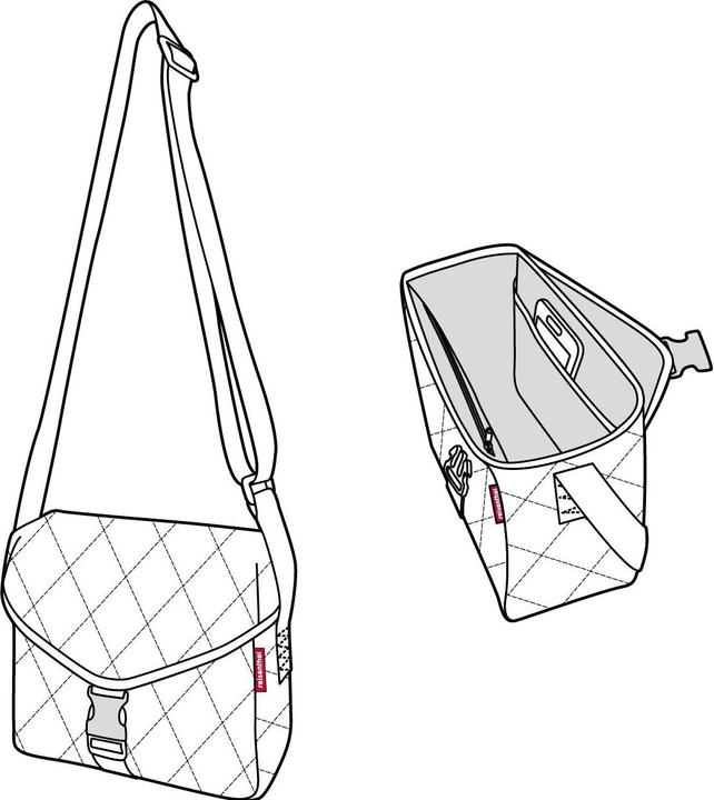 Immagine prodotto reisenthel Borsa a tracolla Borsa a tracolla M Rombo nero