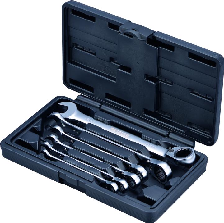 Actual product image Proton Ring fork ratchet spanner set RS-6C 6-piece (58 mm, 31 mm, 49 mm, 50 mm, 56 mm, 25 mm, 40 mm, 36 mm, 29 mm, 37 mm, 46 mm, 57 mm, 9 mm, 68 mm, 12 mm, 23 mm, 24 mm, 35 mm, 43 mm, 54 mm, 16 mm, 70 mm, 18 mm, 14 mm, 38 mm, 48 mm, 20 mm, 39 mm, 45 mm, 47 mm, 26 mm, 62 mm, 42 mm, 66 mm, 17 mm, 28 mm, 71 mm, 55 mm, 8 mm, 33 mm, 41 mm, 11 mm, 30 mm)