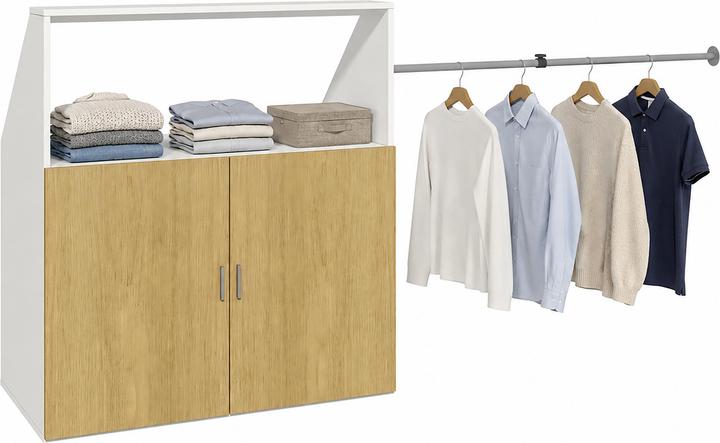 Produktbild VCM Holz Dachschrägen Kleiderschrank Dacho M (90 x 50 x 100 cm)