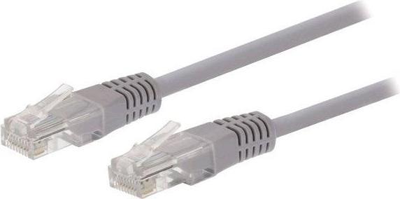 Actual product image C-Tech Cable patchcord Cat5e, UTP, Å¡edÃ½ (UTP, CAT5e, 50 m)