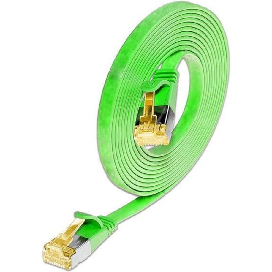 Wirewin Slim Patchkabel: U/FTP, 25cm, grün (U/FTP, CAT6a, 0.25 m), Netzwerkkabel