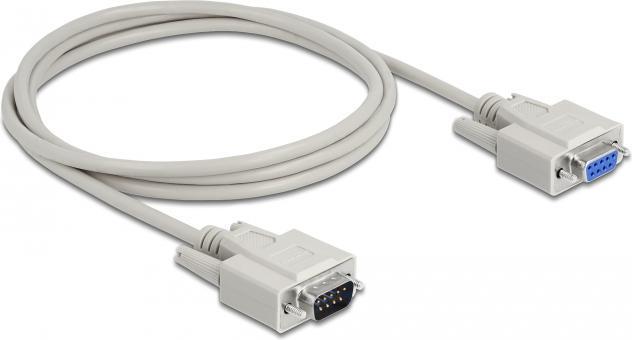 Produktbild Delock Verlängerungskabel seriel DB9 St.-Bu. 2m (2 m, VGA)