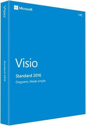 Produktbild Microsoft Visio Standard 2016 (1 User)