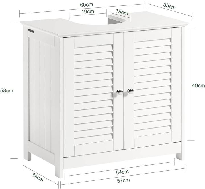 Actual product image SoBuy Vanity unit (60 x 35 x 58 cm)
