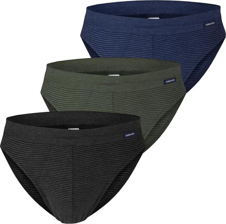 Produktbild Ammann 3 Herren Slips ohne Eingriff Unterhosen mit Komfortbund hochwertig bequem (XL, 3er Pack)