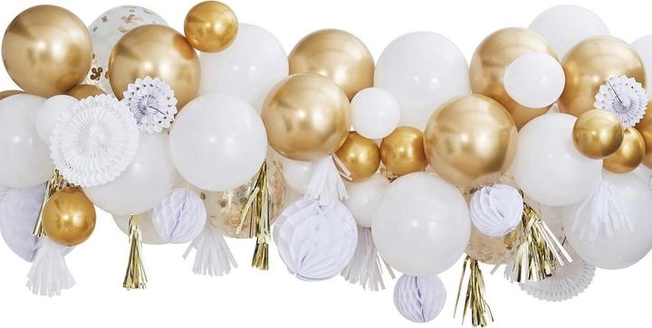 Produktbild Ginger Ray Box mit Luftballons und Partydekoration in Gold