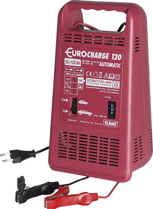 Actual product image Elmag Eurocharge 120 battery tester/charger (12V, 7 A)
