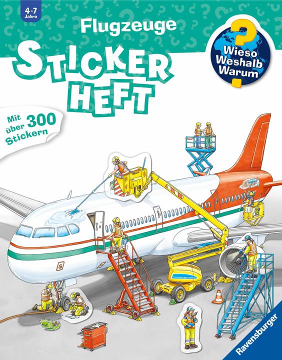 Produktbild Ravensburger Stickerheft - Flugzeuge