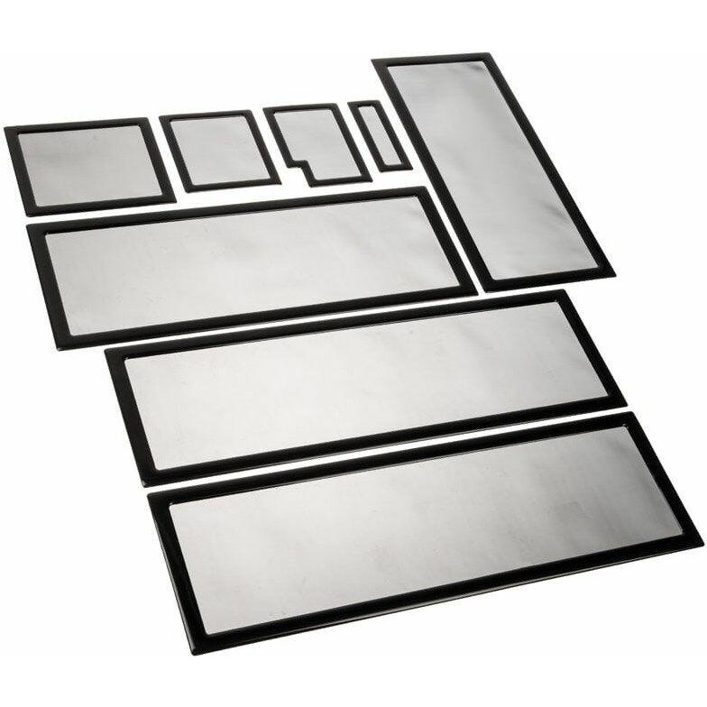 DEMCiflex Staubfilter-Set für Lian Li O11 Dynamic XL, PC Lüfter Zubehör, Schwarz