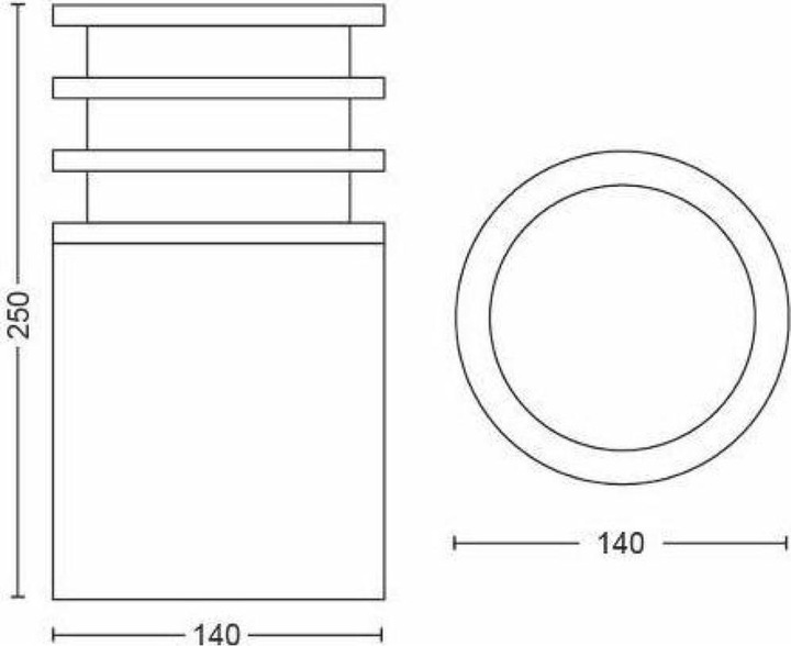 Actual product image Philips Hue Lucca Base (806 lm, E27, IP44)