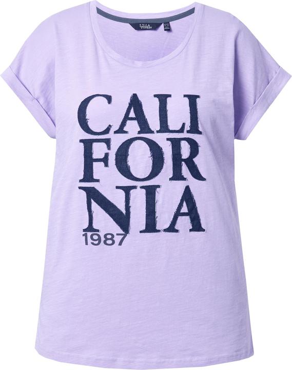 Image du produit Ulla Popken T-shirt oversize, message California, décolleté rond et manches courtes (42, 44)