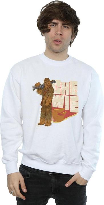 Actual product image Star Wars Mens Solo Chewie Falcon Sweatshirt (5XL)