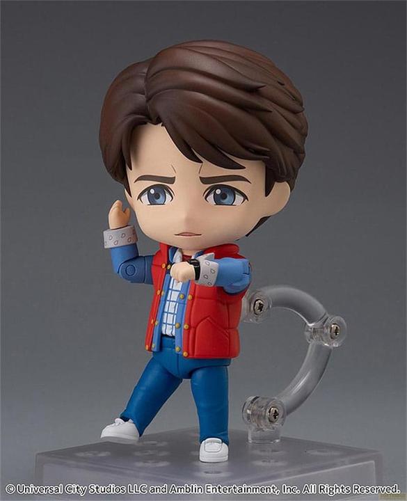 Actual product image 1000toys Back to the Future Nendoroid PVC Action Figure Marty McFly 10 cm