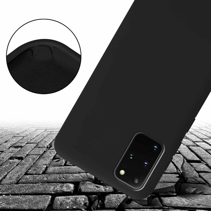 Actual product image Cadorabo TPU Cover Mobile Phone Chain Liquid (Samsung Galaxy S20+)