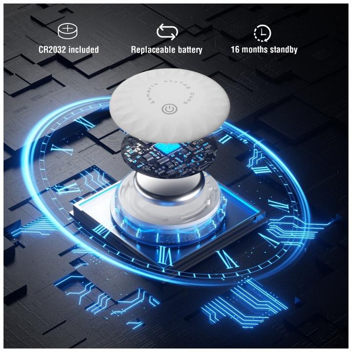 Produktbild 4smarts Standort-Finder SkyTag Duo 4er Set white (Android, iOS)