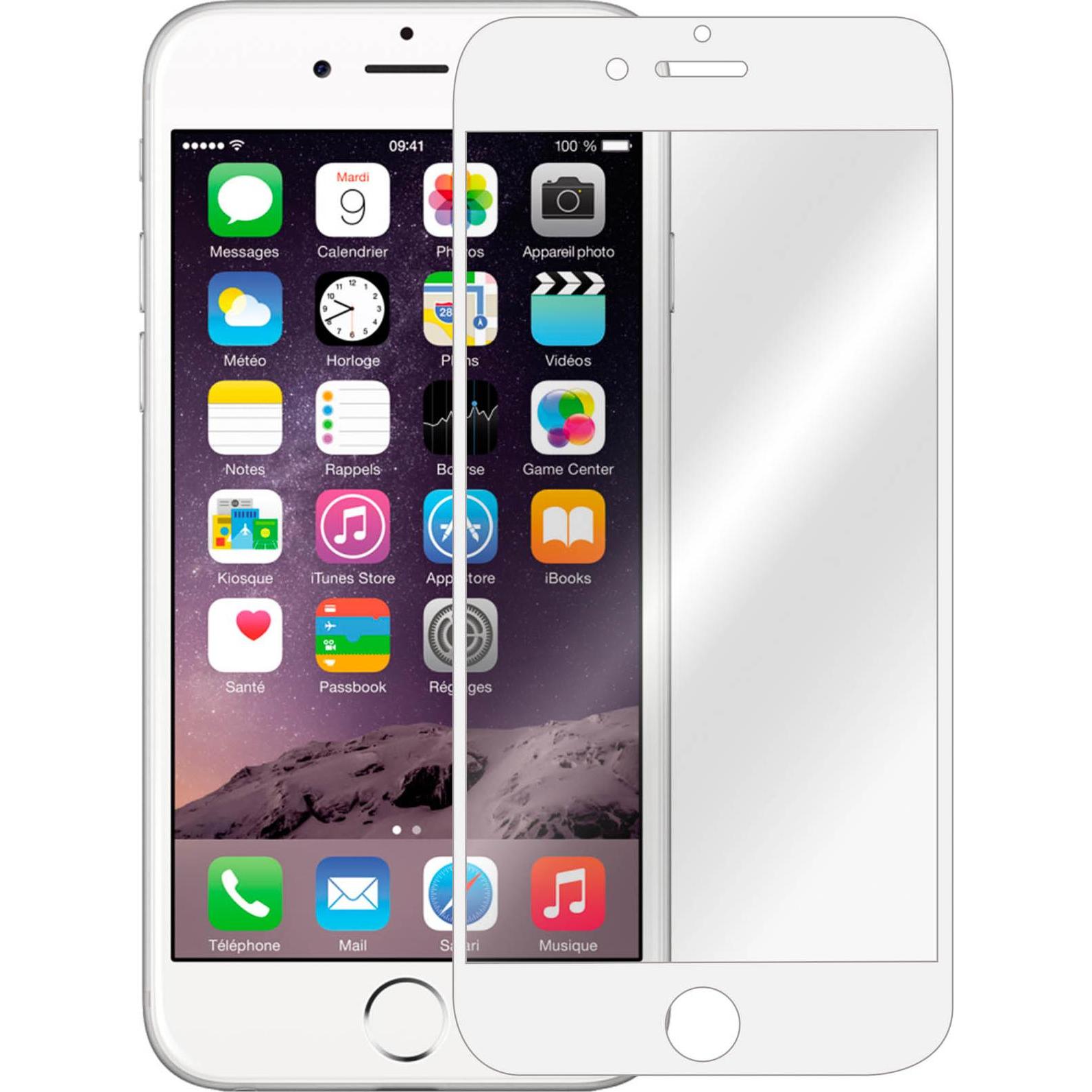 Thumbnail - Avizar Kristallklare Folie, Glas-Displayschutz (1 Stück, Apple iPhone 6s), Smartphone Schutzfolie, Weiss