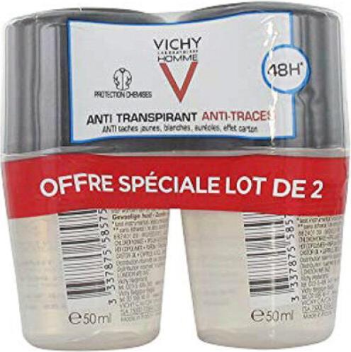 Actual product image Vichy Set of 2 deodorants 48H - 2 x 50 ml (Roll-on, 50 ml)