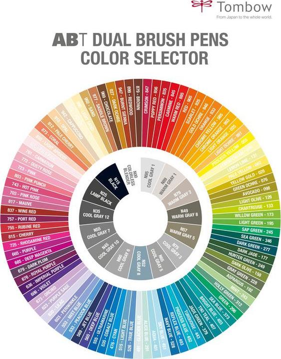 Actual product image Tombow 761 (Rose, 1 x)