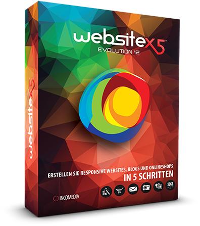 Produktbild Avanquest WebSite X5 Evolution 12 (1 User)