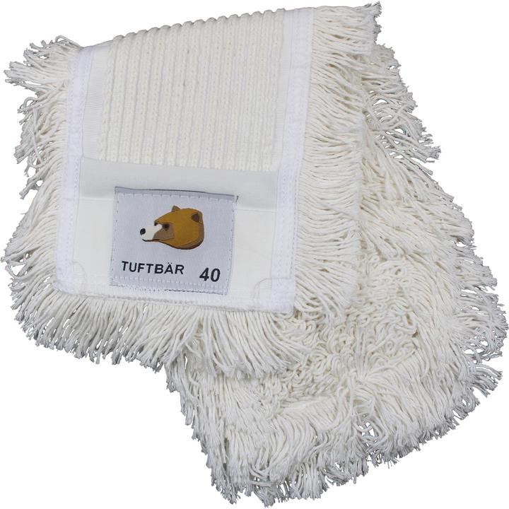Produktbild Neutralware Wischmopp Tuftbär 21,3x40 cm (BxL) 50 % Baumwolle 50 % Polyester weiss (1 Stk.)