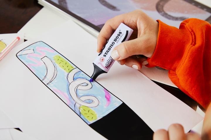 Actual product image STABILO Boss By Ju 30s Display (Cloudy blue, Crimson, Mint, Peach, 5 mm, 30 x)