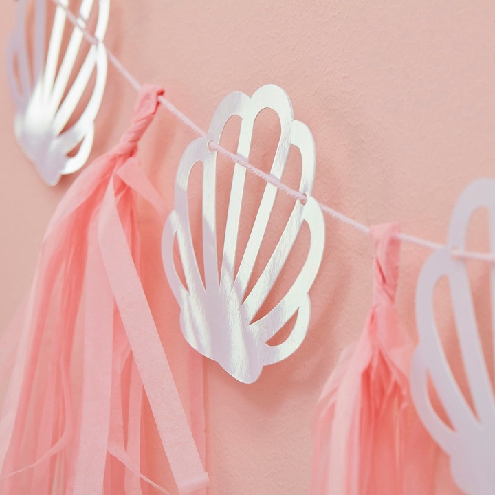 Actual product image Ginger Ray Shell / Tassel Garland Mermaids Party