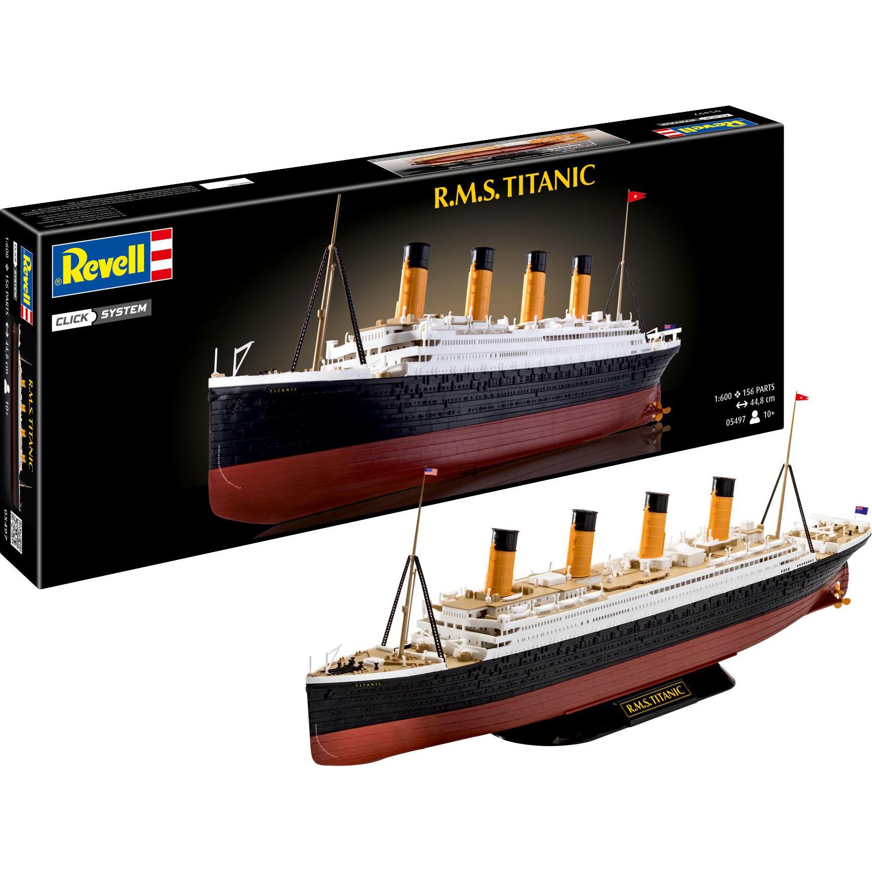 Revell Titanic Modellbausatz 1/600 R.M.S. Titanic 55 cm (05497)