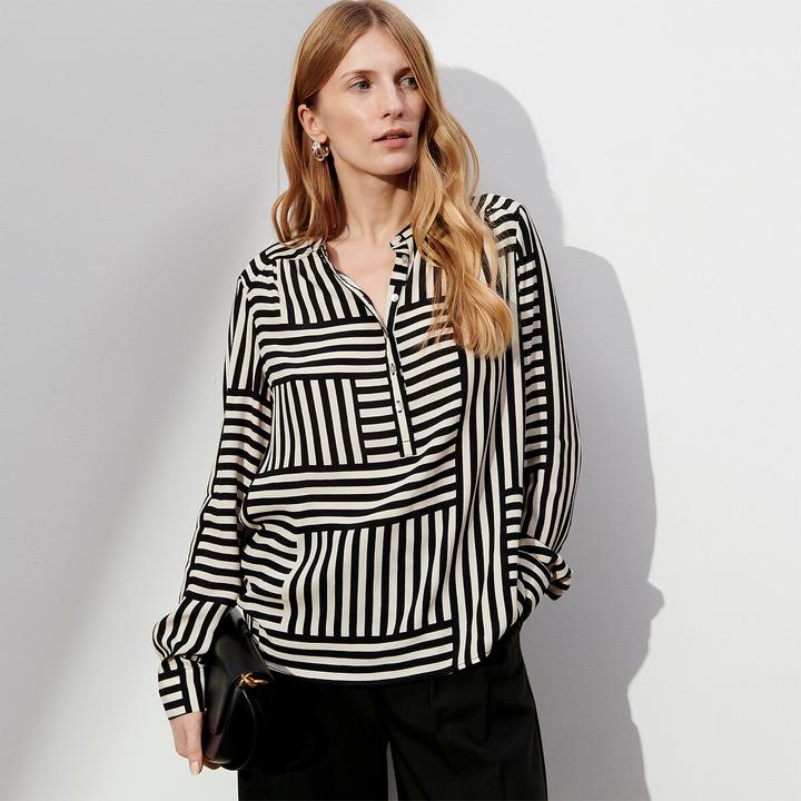 Immagine prodotto Anne Weyburn Bluse mit tunesischem Kragen (36)