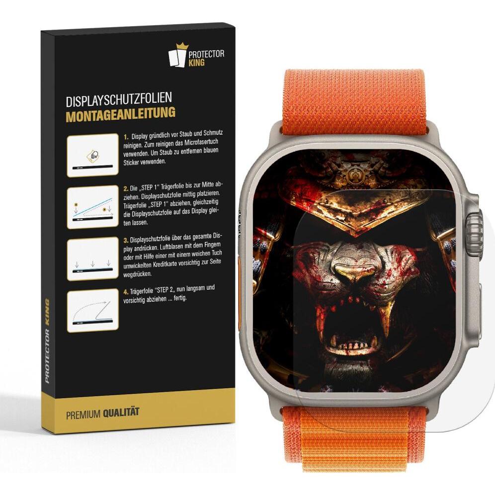 Thumbnail - Protectorking 6x Panzerfolie Anti-Shock matt entspiegelt, Smartwatch Schutzfolie