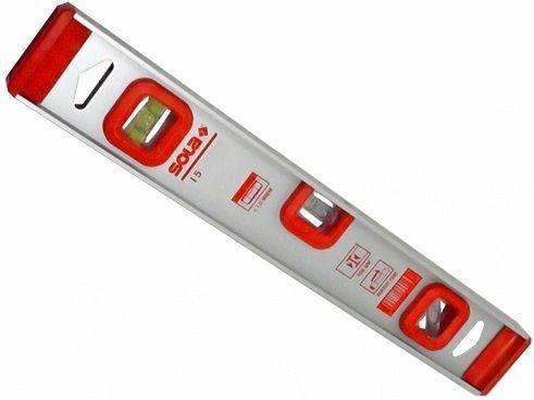 Actual product image MGA Sola 1254501 Alu I spirit level "I 5 40" cm in grey/red (40 cm)