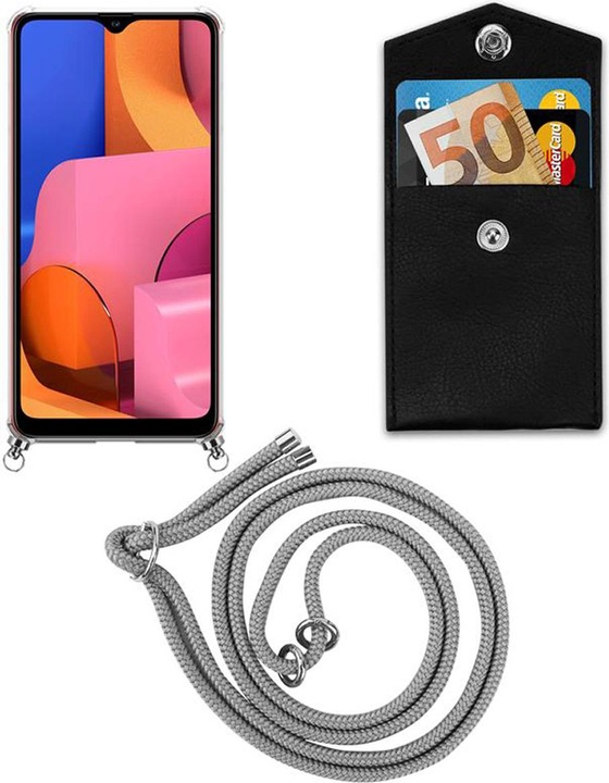 Produktbild Cadorabo TPU Handy Kette SILBER Cover