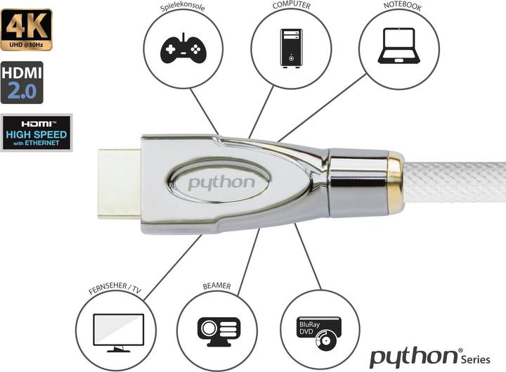 Produktbild Python HDMI (Typ A) — HDMI (Typ A) (25 m)