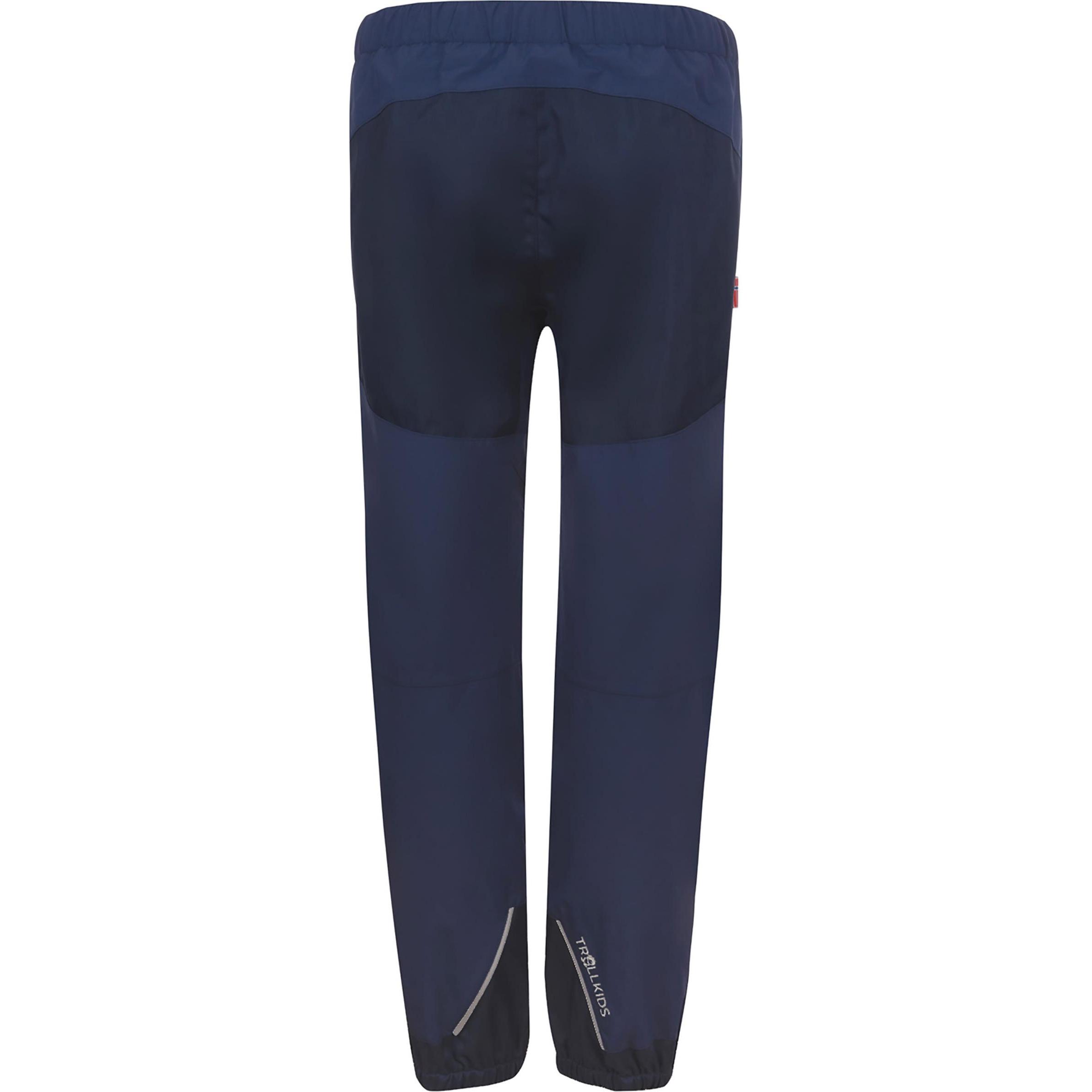 Trollkids, Unisex, Outdoorhose, Lofoten Rain Hose (98), Blau, 98