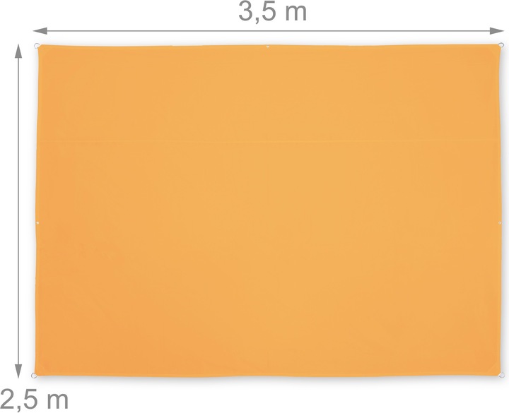 Actual product image Relaxdays Shade sail (350 x 250 x 0.1 cm)