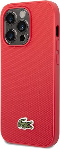 Produktbild Lacoste LCHMP14LPVCR iPhone 14 Pro 6.1" czerwony/red hardcase Iconic Petit Pique MagSafe (Apple iPhone 14 Pro)