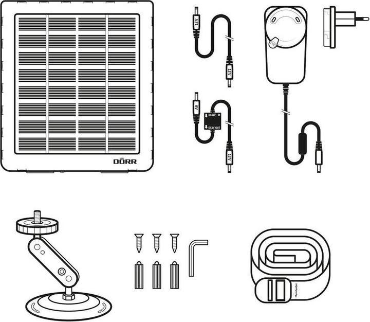 Actual product image Dörr Li-1500 12V/6V 204446 Solar panel