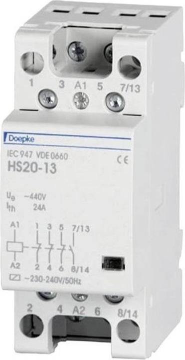 Actual product image Doepke Inst.contactor 4S 24A HS20-40/230V HS20-40/230V