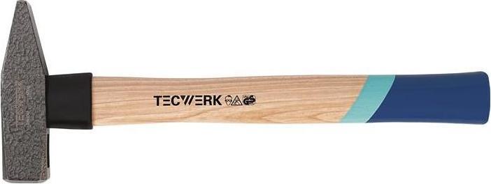 Image du produit Tecwerk Marteau rivoir 300 g longueur du manche 300 mm Hickory avec gaine de protection en nylon (300 g)