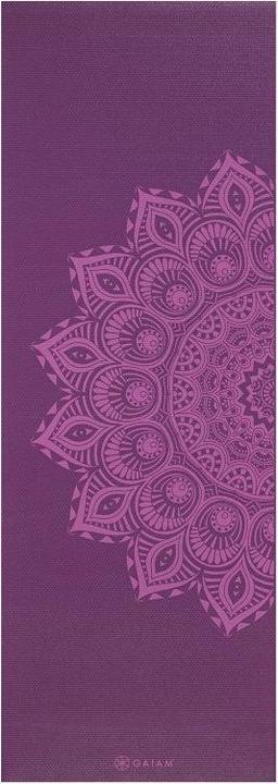 Immagine prodotto Gaiam Lila Mandala Yogamatte 6mm 62202 (6 mm)