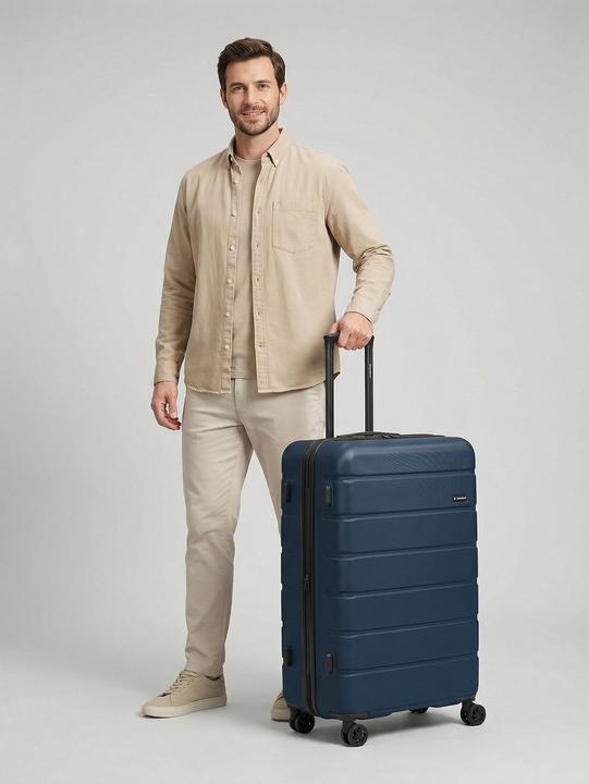 Produktbild Saxoline Miami 4 Rollen Trolley L 75 cm mit Dehnfalte (101 l)