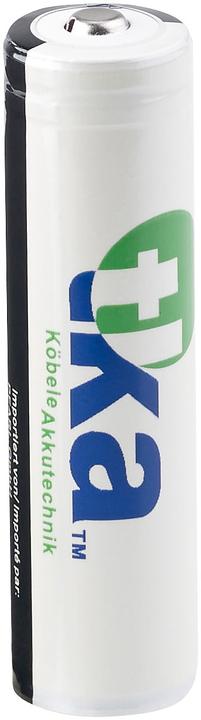 Image du produit TKA Lot de 2 accumulateurs lithium-ion de type 18650, protégés par PCB (2 pcs, 18650, 2000 mAh)