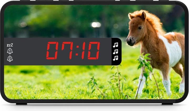 Productafbeelding Bigben Dubbele wekker R16 - Paarden