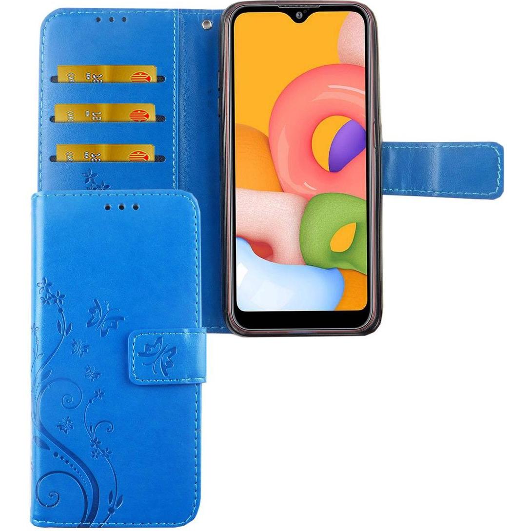 Thumbnail - König Design Hülle Handy Schutz für Samsung Galaxy A01 Case Cover Tasche Wallet Etui Bumper (Samsung Galaxy A01), Smartp...