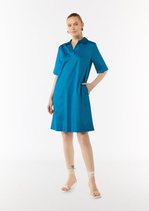 Produktbild Comma Kleid Baumwollkleid mit Hemdkragen und Eingrifftaschen (34)
