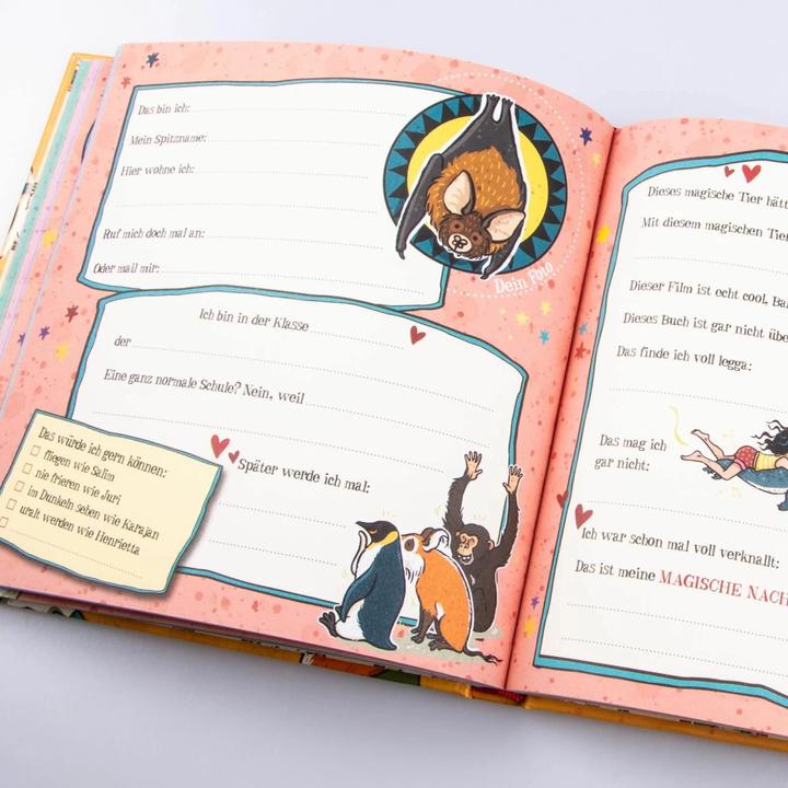 Actual product image Die Schule der magischen Tiere: Meine Freunde (German, Margit Auer, 2018)