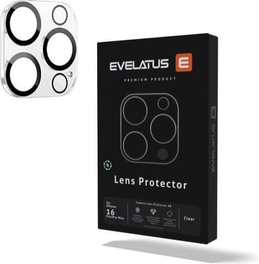 Actual product image Evelatus Protective glass Apple iPhone 17 Pro / 17 Pro Max Camera Lens Protector Armor Clear (Apple iPhone 17 Pro, Apple iPhone 17 Pro Max)