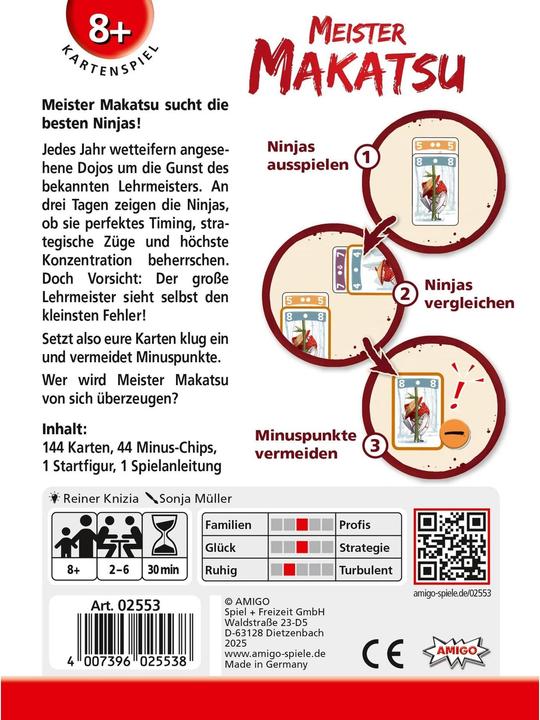Produktbild Meister Makatsu.02553 (Deutsch, 2 - 6 Spieler)