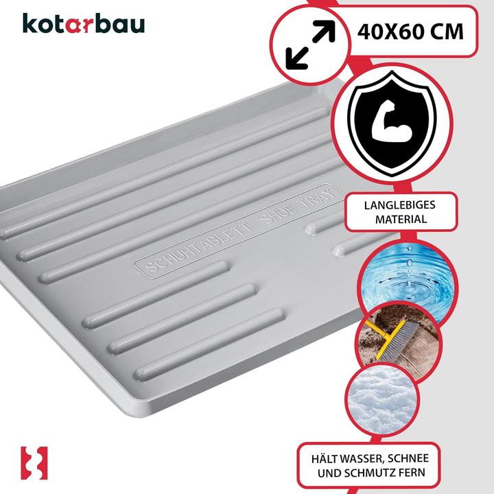 Image du produit Kotarbau 2er-Set Schuhabtropfschalen (40 x 60 cm)